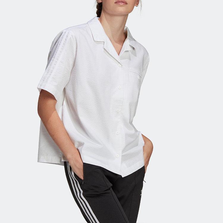 adidas Женская рубашка Originals с коротким рукавом Белая HC2053