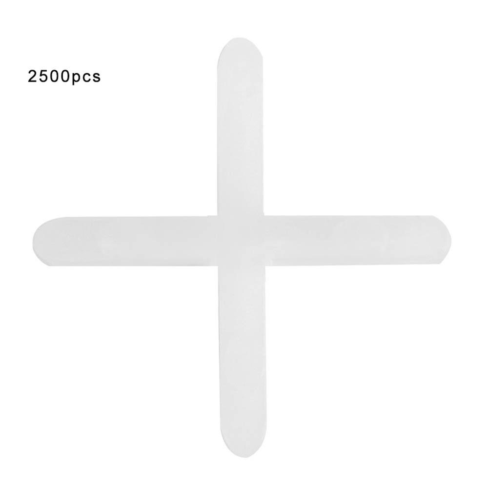 2500pcs Reusable Tile Leveling Clips 1mm 1.5mm 1/16 Inch Cross Tile Spacers Floor Leveling