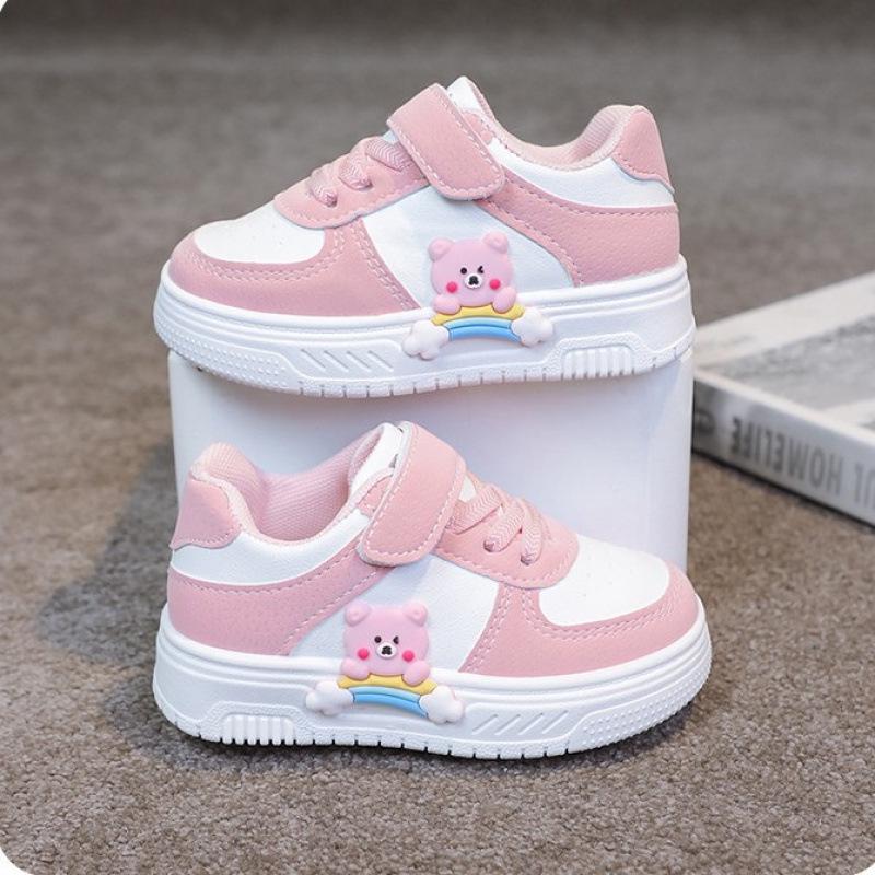 Breathable Cartoon Canvas Walking Shoes for Toddlers - Wear-Resistant, Low-Top Sports Shoes for Girls & Boys