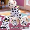 Cute Cow Pet Costume, Plus Size Warm Wool Dog Costume For Halloween, Christmas For Dogs And Puppies, Fashionable Designer Costumes