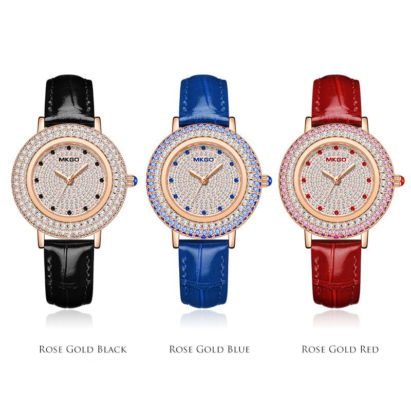 UTHAI W43 Новые женские брендовые кварцевые часы Роскошные полностью инкрустированные бриллиантами Ювелирные изделия Кристалл Драгоценный камень Шкала Водонепроницаемый кожаный ремешок Женские часы