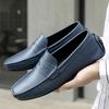 Роскошные Формальные Повседневные Балетки Мужские Лоферы Натуральная Кожа Мужская Обувь Мокасины Мужские Дышащие Слипоны для Ходьбы Лодочки Большой Размер 38-49