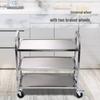 Stainless Steel 3-Tier Commercial Serving Cart