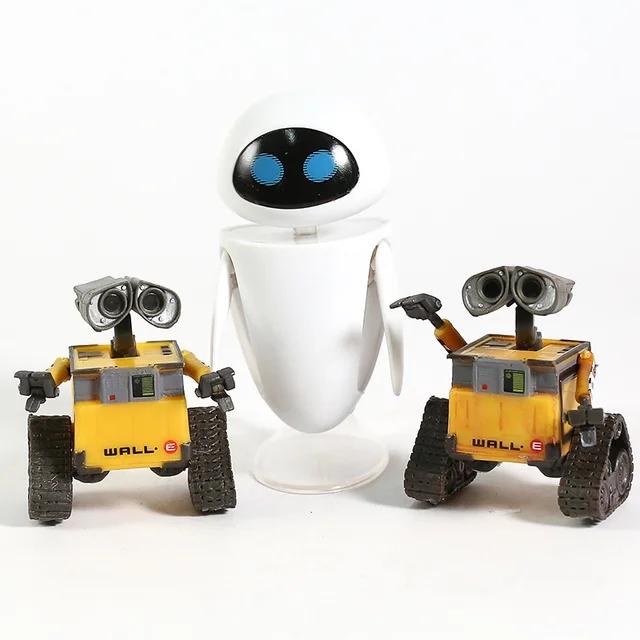 WallE Robot Wall E & EVE PVC Action Figure Collection Model Toys Dolls 6cm/10cm For Children Christmas Gift