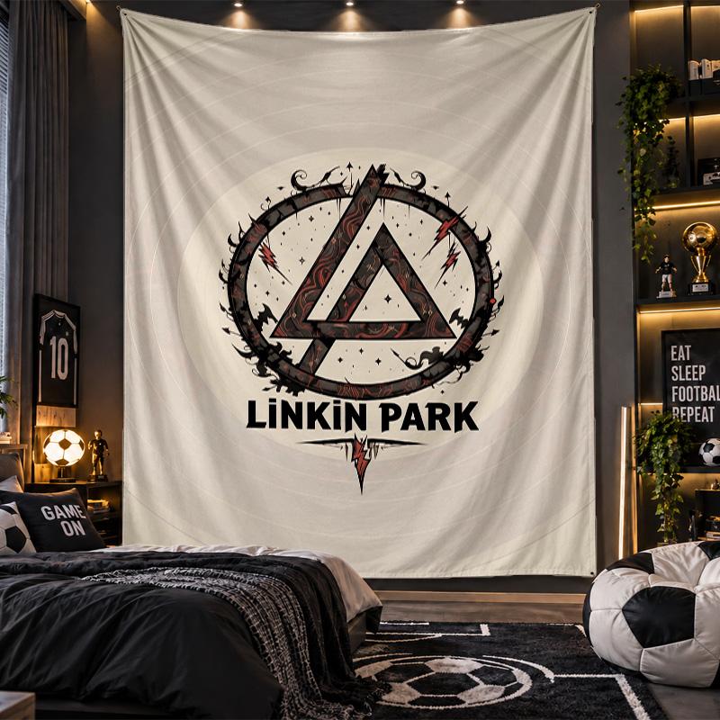 Wall Hanging Tapestry Linkin Park Print Cloth for Living Room Bedroom Home Decor