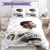 Ronaldo's Champions League Glory Bedding Set, Breathable Duvet Cover with Pillowcases, Soft Bed Linen for Bedroom Home Decoration, Perfect Festival Bi