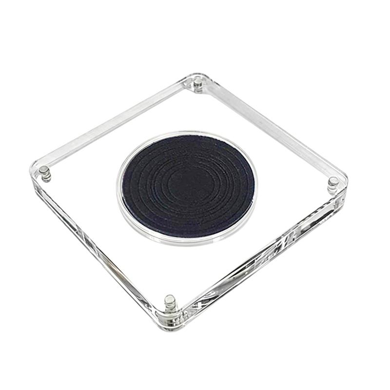 Acrylic Coin Display Frame 16/20/25/27/30/35/40/46mm Commemorative Coin Case Challenge Silver Dollar Coin Holder Storage Box
