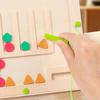 Магнитная головоломка-лабиринт Настольная игра Цвет Форма Сортировка Счет Сопоставление Мелкая моторика