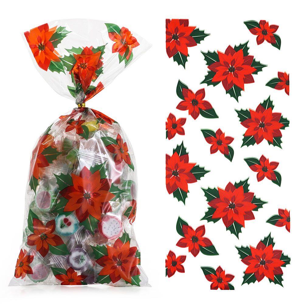 New Year Snowmen Snowflakes Gifts Box Merry Christmas Biscuit Bags Candy Treat Bag Xmas Candy Bags