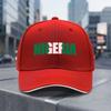 Nigeria Flag Baseball Cap with Nigerian Text Word Art  Adjustable Lightweight for All Seasons Nigerian Pride Gift
