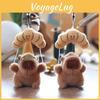 Cute Cartoon Chute Capybara Plush Keychain Children Accessories Dolls Gift