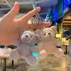 Backpack Pendant Keychain Sitting Bear Plush Doll Bear Plush Keychain Plush Keyring Bear Plush Doll