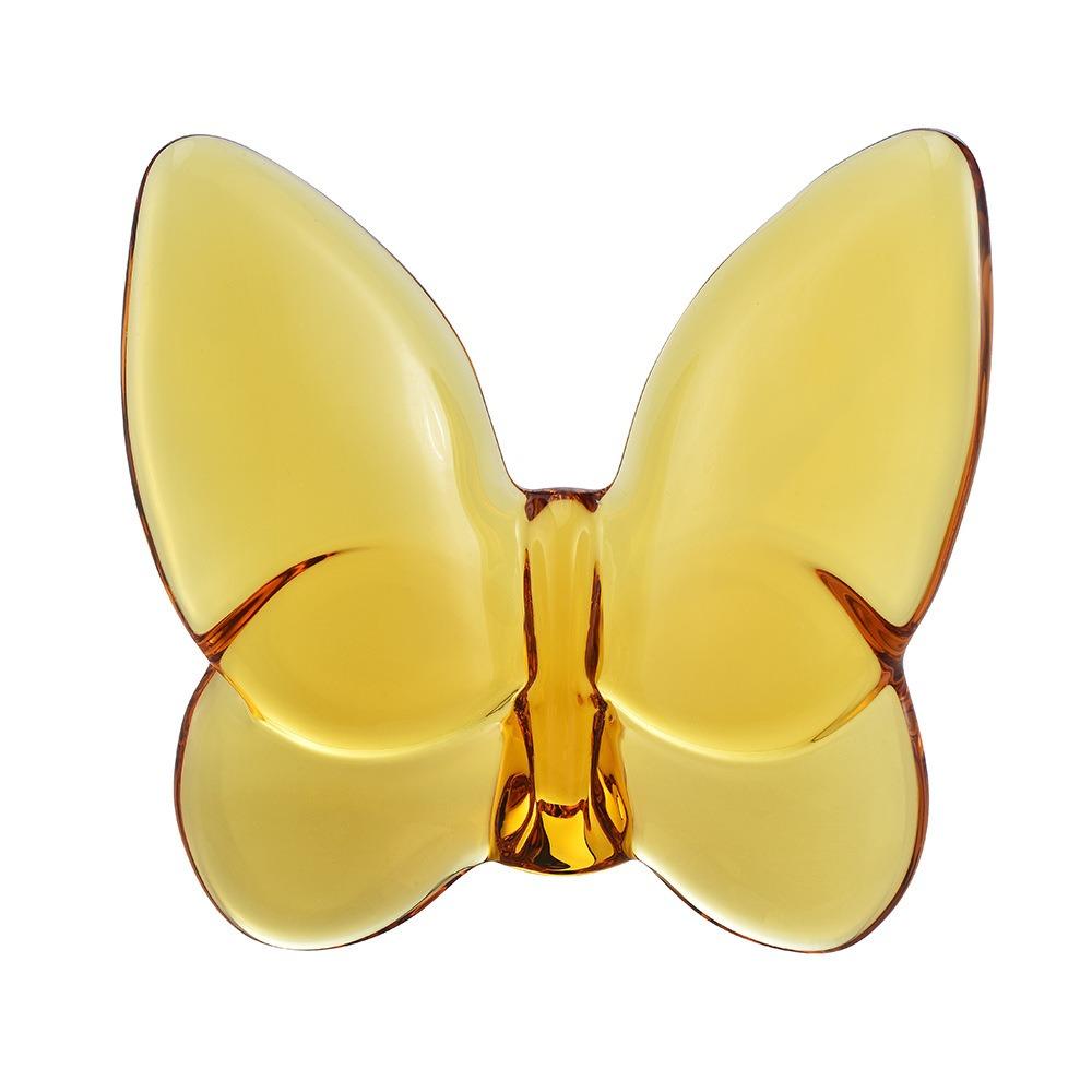 Colorful Crystal Butterfly Ornaments Nordic Butterfly Statue Crafts Garden Ornament