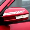 2PCS car rearview mirror decorative sticker is suitable for Mercedes-Benz AMG badge CLKLA A180 W108 W201 W212 W213 W22.