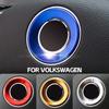 Автомобильный Стайлинг рулевое колесо эмблема декоративное кольцо аксессуары чехол для Volkswagen VW Golf 4 5 Polo Jetta Mk6 чехлы