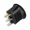 5x 12V 20A Автомобиль Лодка Круглая точка Красный светодиодный противотуманный фонарь Кулисный переключатель вкл./выкл.