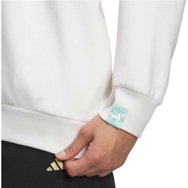 adidas Originals FW23 Dragon Year CNY Series Пуловер с капюшоном и логотипом Дракона Топы унисекс Белый JE3498