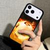 Чехол Case для iPhone 17 Air 16 Pro Max 15 Plus 11 13 Mini 14 12 Задняя крышка телефона Огонь Футбол Скелет Футбольный мяч