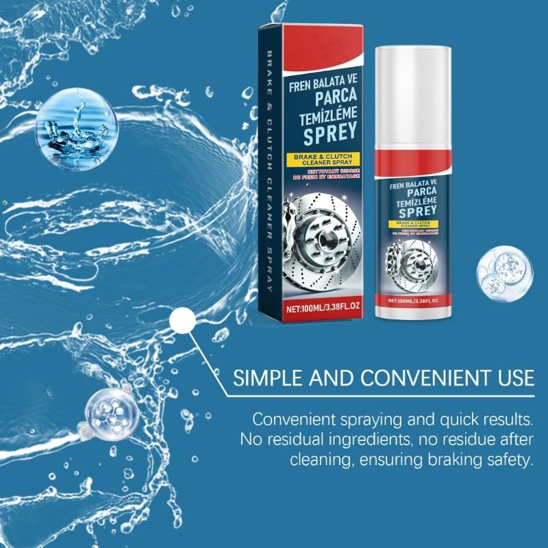 1pc/2pcs Brake Rust Remover Sprayer With Double Action Cleaning And Polishing Technology Cleaning Solution for Disc Hub Rims