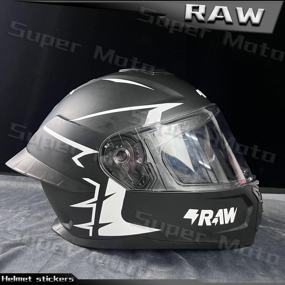 Наклейка на мотошлем RAW Водонепроницаемые Аксессуары Декоративные Для Suzuki Ducati BMW Benelli Honda KTM Yamaha Наклейки