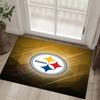 Pittsburgh Steelers Design Crystal Velvet Carpet Cozy Non?Slip Printed Rug For Bedroom Living Room Entrance