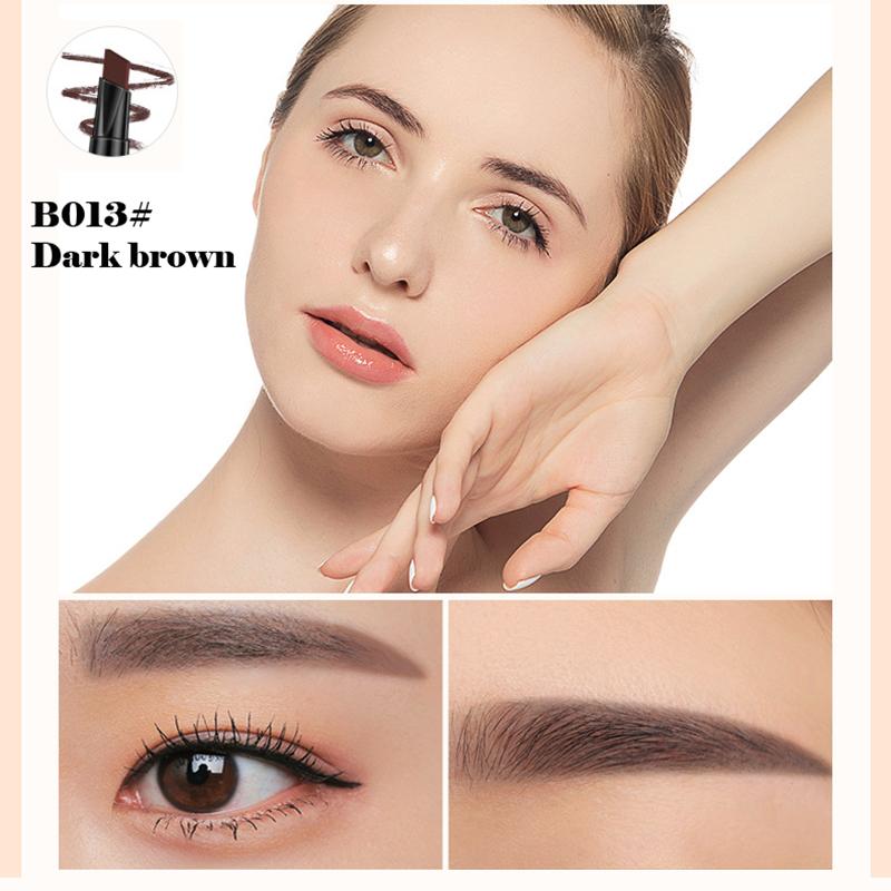 Ослепительный цвет, тщательный двуглавый карандаш для бровей, натуральный, легко наносится, макияж, водостойкий и устойчивый к поту карандаш для бровей, косметика