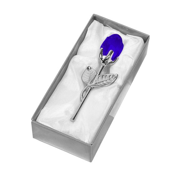 Прозрачная роза в подарочной коробке Художественная цветочная скульптура на День святого Валентина Элегантный декор для дома и офиса и романтический подарок