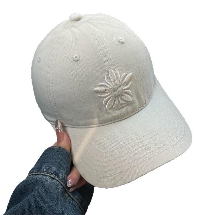 Classic Cotton Embroidered Baseball Cap With Adjustable Fit For Daily Outdoor Sun Protection