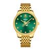 YaLaLuSi Brand Elegant Women's Quartz Watch Simple Sun Patterned Case Temperament Gorgeous Gold Gift Box Set Ladies Gift