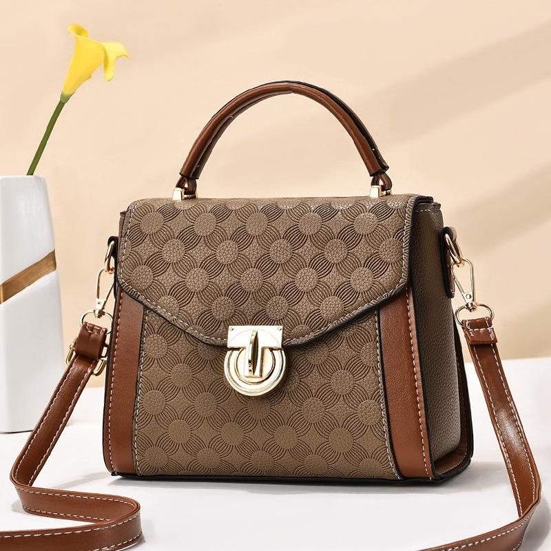 Small Bag Women's Autumn New Colored Small Square Bag Korean Leisure One Shoulder Crossbody Bag