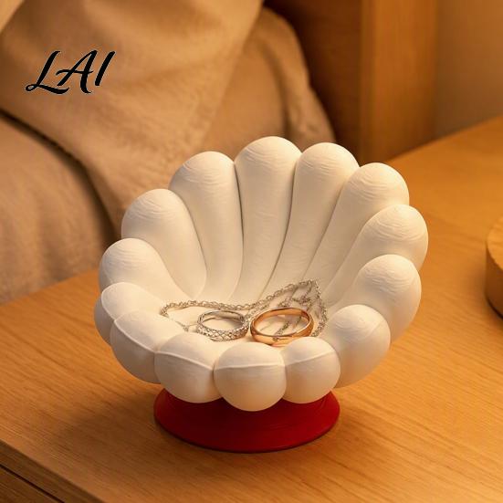 Office Desk Accessory 3D Printed Petal Sofa Tray Organizer for Jewelry Earphone Trinket Tray Keys Multi-function Storage Home Tabletop