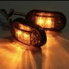 2Pcs 12V 24V LED Side Marker Lights Warning Tail Light Auto Car External Lights Trailer Truck Lorry Yellow White Red Lights