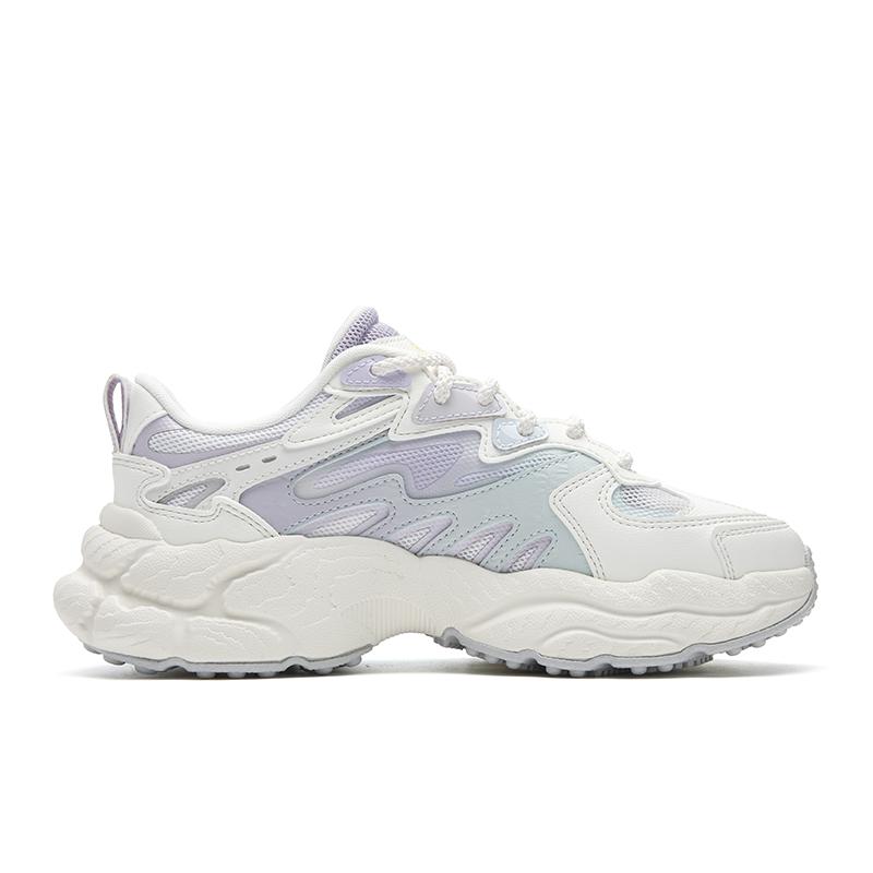 Fila FERN Износостойкие, Дышащие, Легкие Низкие Кроссовки на Толстой Подошве Женские Снег/Светло-Синий F12W622118FSW