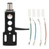 Turntable Cartridge Headshell Aluminum Alloy High Strength LP Vinyl Stylus Needle Holder for