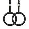1pairs Gymnastic Rings Adjustable Buckle Straps Pull Up Exercise Rings ABS Non-Slip Rings for Home Fitness 28mm Sports