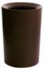 Asbel Lidless Trash Can Room Difficult To See Garbage Bag Leclerc Double Structure CV Round Shape Brown 621130 Bedroom/Living 6.7L
