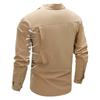 Весна Осень Мужские Рубашки Тактическая Работа Рубашка С Длинным Рукавом Мужская Повседневная Дышащая Быстросохнущая Кемпинг Пеший Туризм Карго Рубашки