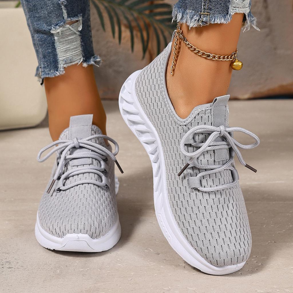 Shoes Women's 2025 Foreign Trade New Lightweight Casual Shoes Running Shoes Breathable and Not Tired Feet Women's Shoes Soft-soled Sports Shoes Women