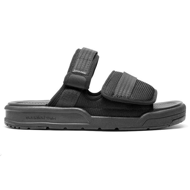New Balance 3201 Durable Comfortable Fashionable Rubber Sole Hollow Slide Sandals Unisex Sandals Black SDL3201K
