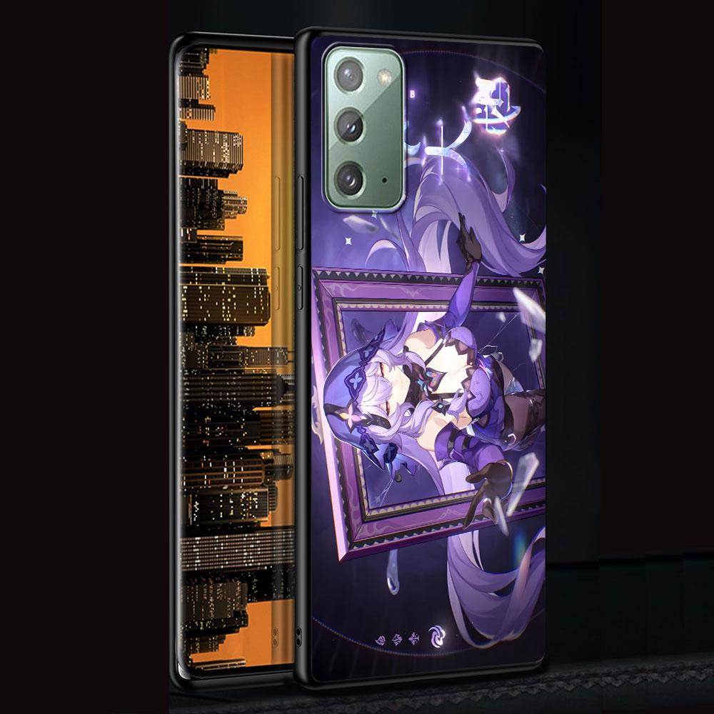 Черный лебедь Honkai Star Rail Dan Heng чехол для Samsung Galaxy Note 20 Ultra 8 10 Lite 9 TPU чехол для телефона Note 10 Plus черный корпус