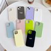 High-grade Liquid Silicone for IPhone 15 Mobile Phone Case All-inclusive Solid Color for IPhone 14 Promax Protective Cover