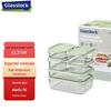 GLASSLOCK Набор из 7 контейнеров для хранения продуктов из закаленного стекла