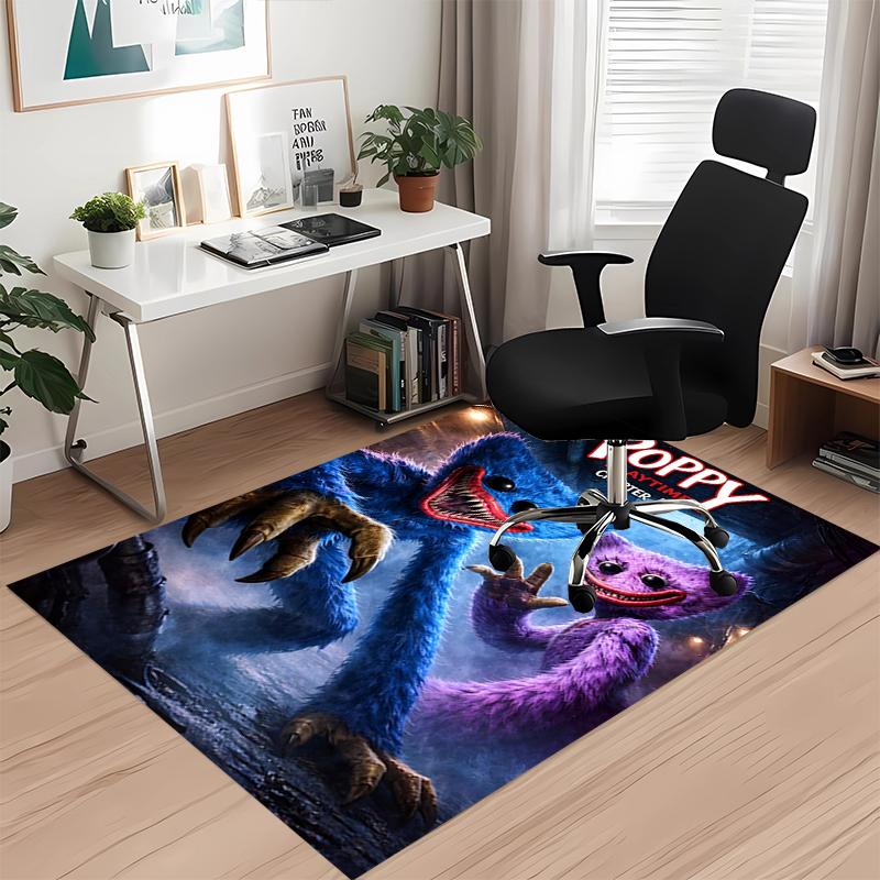 Huggy Wuggy Printed Carpetrugfor Office Chair Living Room Bedroom Kitchen Room Decor Gifts