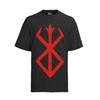 Berserk Logo Guts Warrior Berserker Anime Otaku Geek Herren Shirt Herren