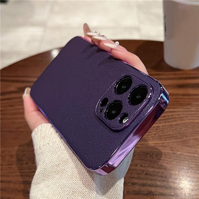 Кожаная рамка с защитой объектива, чехол для телефона для Iphone 14 13 12 11pro Max 14pro Max Plus, ультратонкий противоударный чехол-бампер