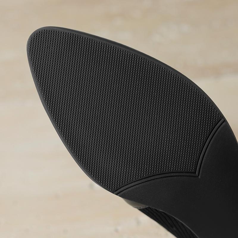 Модная женская новая остроносая кожаная коровья удобная оверсайз оксфордская туфля с глубоким вырезом и средним каблуком