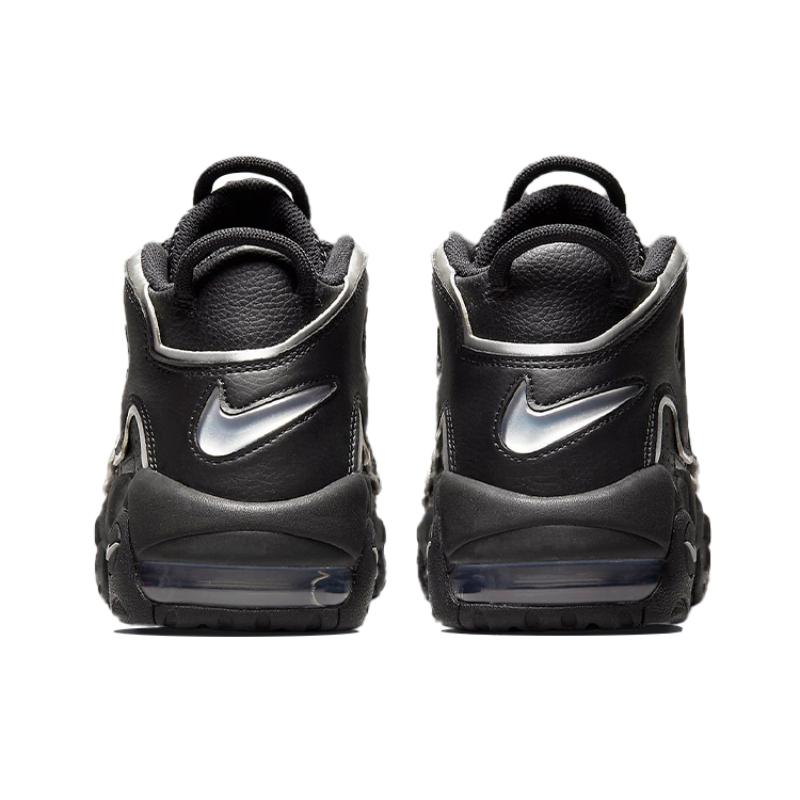 Nike Air More Uptempo 'Black Metallic Silver' Женские Винтажные Баскетбольные DQ0839-001