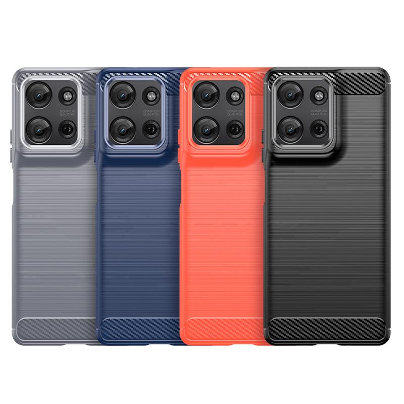 Для Moto G75 чехол Moto G75 Capas новый бампер из углеродного волокна для телефона задняя крышка противоударный мягкий TPU Fundas Motorola Moto G75 5G