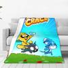 Mike-cracks Игровое Мультяшное Собака Вязаные Одеяла Флис Аниме Легкое Тонкое Покрывало для Автомобиля Дивана Кровати
