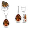 Drop Zultanite Silver Women Jewelry Set, Color Changing Set, Exquisite and Timeless, Zultanite Jewelry, 925 K